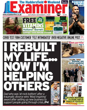 Cover of Huddersfield Daily Examiner