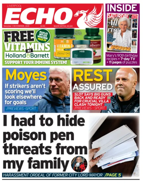 Cover of Liverpool Echo