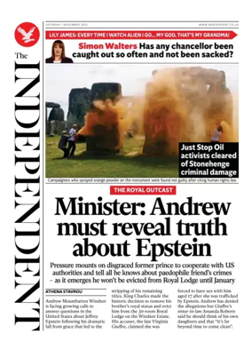 Cover of The Independent