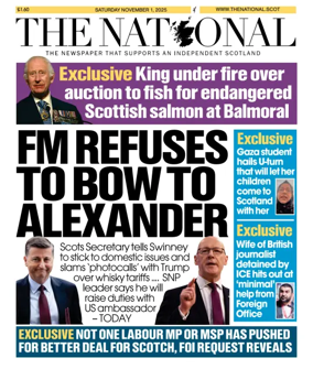 Cover of The National (Scotland)