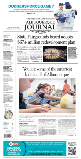 Cover of Albuquerque Journal