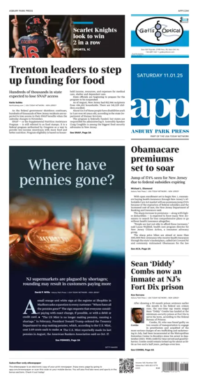 Cover of Asbury Park Press