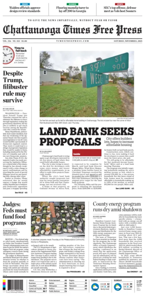 Cover of Chattanooga Times Free Press