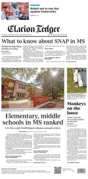 Cover of Clarion Ledger