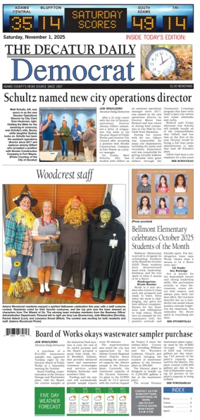 Cover of The Decatur Daily Democrat