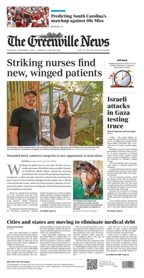 Cover of The Greenville News