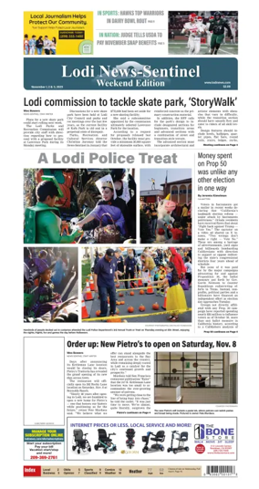 Cover of Lodi News-Sentinel