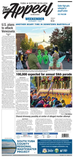 Cover of Marysville Appeal-Democrat    