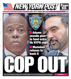 Cover of New York Post