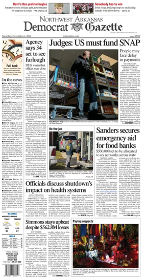 Cover of Northwest Arkansas Democrat-Gazette