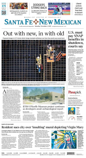 Cover of Santa Fe New Mexican