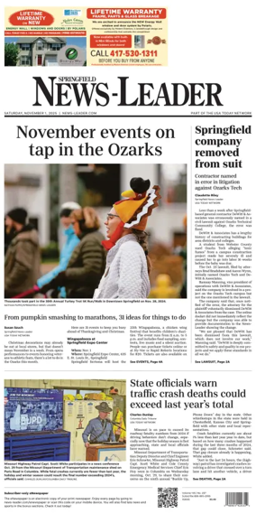 Cover of Springfield News-Leader