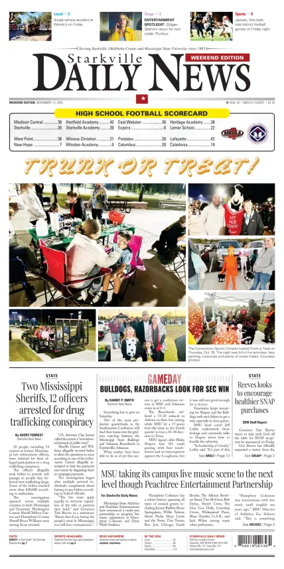 Cover of Starkville Daily News