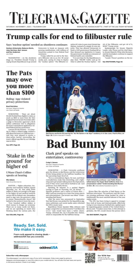 Cover of Telegram & Gazette