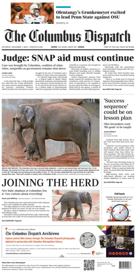 Cover of The Columbus Dispatch