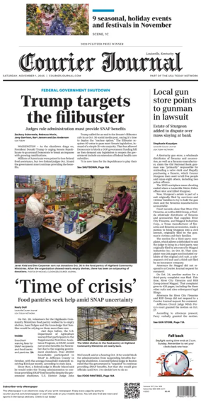 Cover of The Courier-Journal (Louisville)