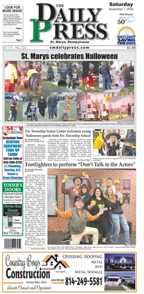 Cover of The Daily Press