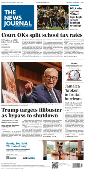 Cover of The News Journal