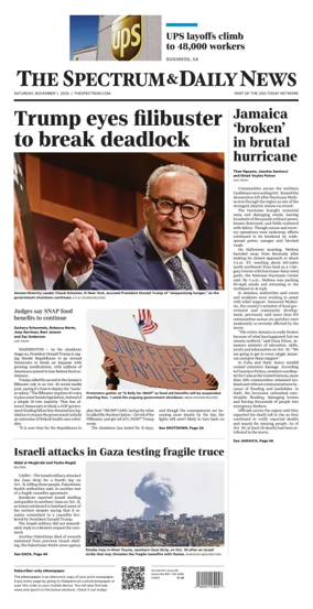 Cover of The Spectrum & Daily News