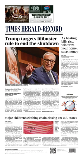 Cover of Times Herald-Record