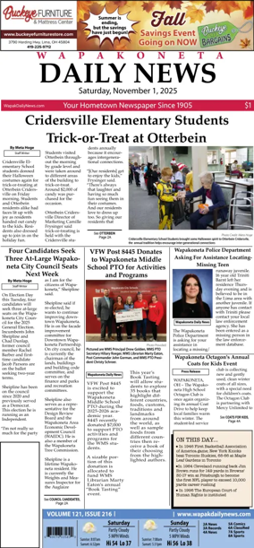 Cover of Wapakoneta Daily News