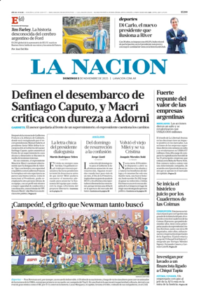 Cover of La Nacion