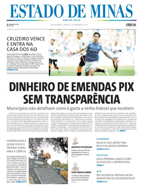 Cover of Estado de Minas (Brazil)