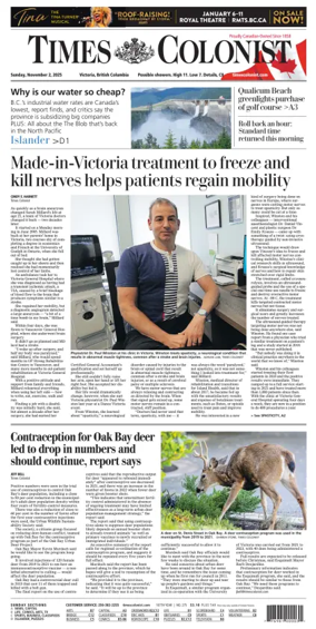 Cover of Times Colonist