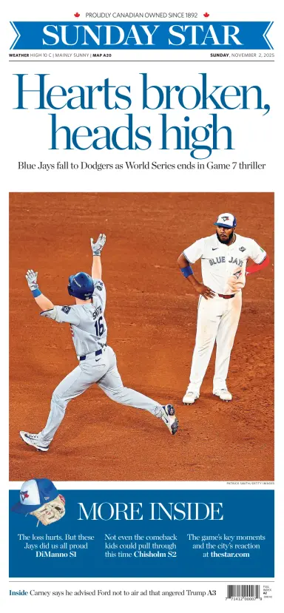 Cover of Toronto Star