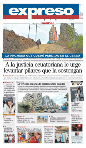 Cover of Diario Expreso