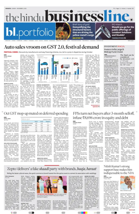 Cover of BusinessLine (Kolkata)