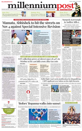 Cover of Millennium Post (Kolkata)