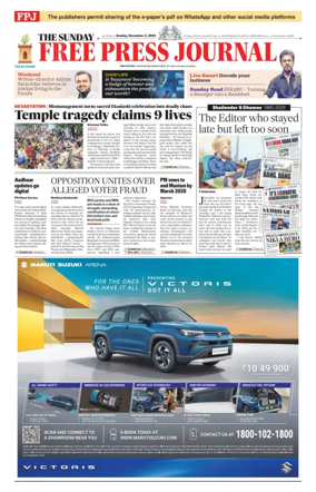 Cover of The Free Press Journal