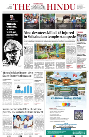 Cover of The Hindu (Chennai)