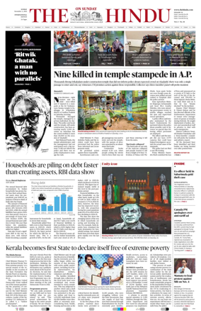 Cover of The Hindu - International
