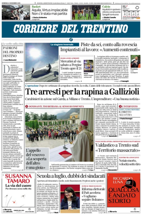 Cover of Corriere del Trentino