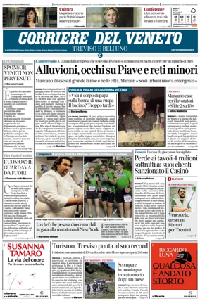 Cover of Corriere del Veneto (Treviso e Belluno)