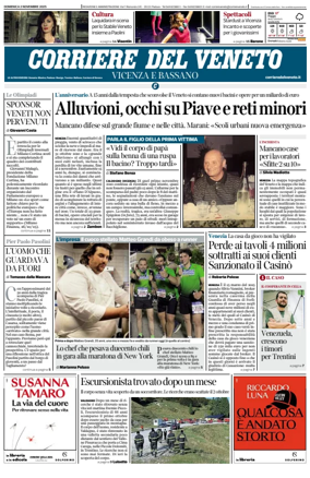 Cover of Corriere del Veneto (Vicenza e Bassano)