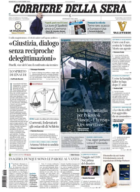 Cover of Corriere della Sera 