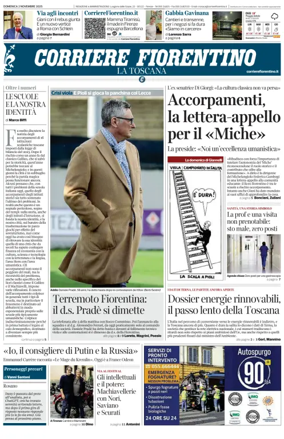 Cover of Corriere Fiorentino