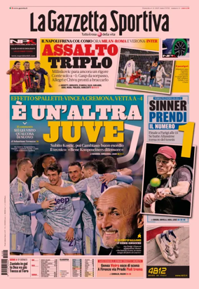Cover of La Gazzetta dello Sport - Romana