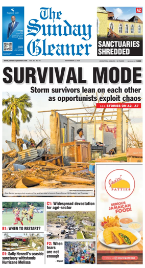 Cover of Jamaica Gleaner