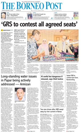 Cover of The Borneo Post (Sabah)