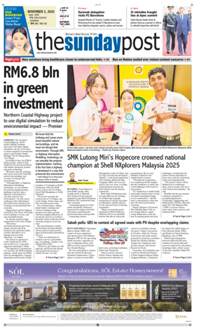 Cover of The Borneo Post