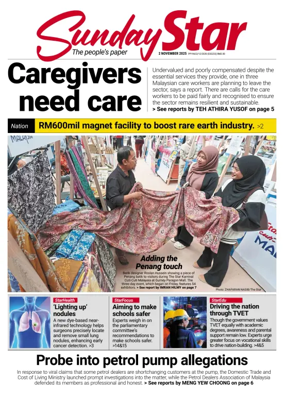 Cover of The Star Malaysia