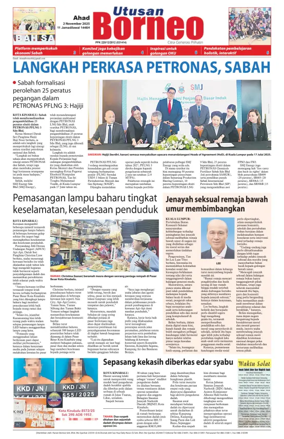Cover of Utusan Borneo (Sabah)
