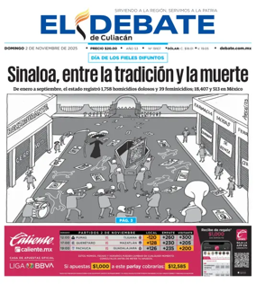 Cover of El Debate de Culiacán
