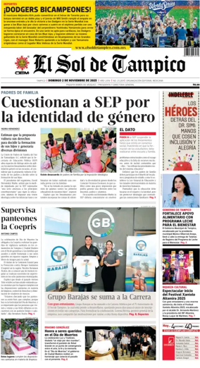 Cover of El Sol de Tampico