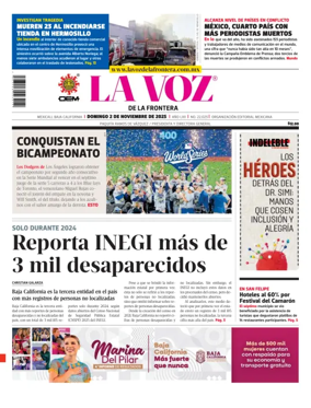 Cover of La Voz de la Frontera