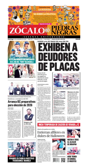 Cover of Zócalo Piedras Negras